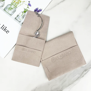 ถุงใส่ของขวัญกำมะหยี่แบบพับได้หรูหราสั่งทำได้ MOQ ต่ำ พร้อมเชือกหนังรูดปิด สำหรับใส่เครื่องประดับแฟชั่น - Product Image 4
