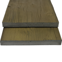Bande de bordure en composite PU imperméable et résistante à la décoloration pour terrasse extérieure, grain de bois traditionnel, revêtement latéral monobloc pour marche d'escalier