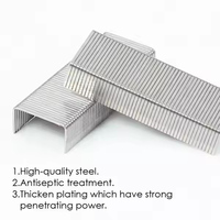 Agrafes Foska à forte puissance de pénétration, en acier galvanisé supérieur, 1000 pièces, n°10, capacité de 10 feuilles, pour mini agrafeuse