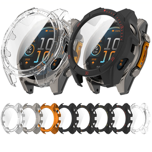 Housse de protection pour montre intelligente en TPU souple Sport 2024 pour <span class=keywords><strong>Garmin</strong></span> Fenix 8 Fenix 8 housse de protection d'écran antichoc nouveauté - Product Image 2