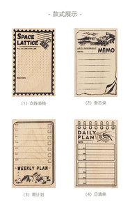Manuel de base <span class=keywords><strong>Timbres</strong></span> Gestion du temps en bois Planificateur quotidien Calendrier <span class=keywords><strong>Timbres</strong></span> - Product Image 6