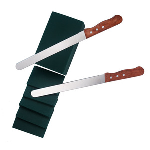 Cuchillo multiusos para espuma floral con hoja de acero inoxidable y mango de madera para cortar materiales florales frescos y secos - Product Image 1
