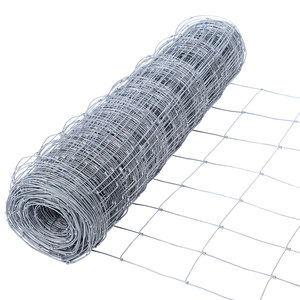 Rollos de Malla de Alambre Galvanizado en Caliente de 4 pies x 165 pies, Calibre 14, Malla de 6 Pulgadas, para Cercas de Ganado/Cerdos Silvestres, Tejido con Junta de Bisagra, Envío Rápido, 1.2m x 50m - Product Image 1