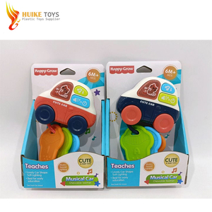 2025, plástico educativo barato, funciona con pilas, bebé, niños, juguete de conducción Musical electrónico, volante de coche de juguete para niños, asiento de coche - Product Image 1