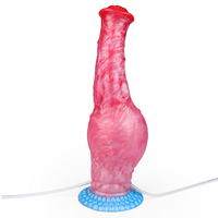 NNSX Énorme Cheval Éjaculation Anal Plug Gode avec Fonction Gonflable Animal Pénis Forte Ventouse Sex Toys pour Hommes Femmes