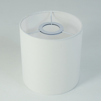 Abat-jour de lampe en tissu de lin blanc et noir, style moderne méditerranéen côtier européen, fait main, OEM ODM