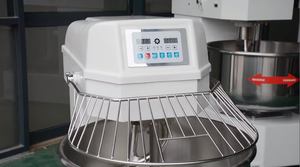 Pétrin de boulangerie 50 kg, mélangeur à spirale robuste <span class=keywords><strong>pour</strong></span> la préparation de pâtes à pain, biscuits et pizzas - Product Image 3