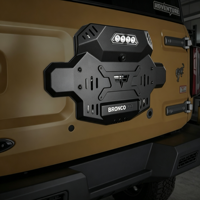 Panneau de garniture de hayon intérieur de luxe en alliage Al-Mg léger professionnel pour Ford Bronco 2021, finition mate thermolaquée, protection incluse