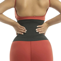Faja Reductora de Cintura con Cremallera para Mujer, Corsé Moldeador, Faja Estilizadora de Vientre Plano, Faja Envolvente, Faja de Fitness con Cinturón Desmontable