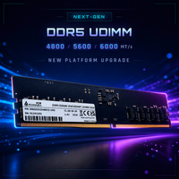 RAM Desktop DDR5 4800MHz 5600MHz 6000MHz 16GB 32GB Modul Memori UDIMM untuk Peningkatan PC Platform Baru