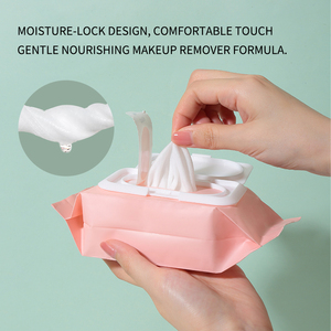 Lingettes démaquillantes pour le visage, écologiques, biodégradables, naturelles, organiques, humides, pour usage quotidien, fabriquées sur mesure par l'usine UENO OEM. - Product Image 3