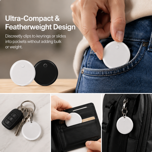 Etiqueta Inteligente con Certificación Oficial MFi, Rastreador GPS para <span class=keywords><strong>Apple</strong></span> y Google Find My Device, Mini Dispositivo de Rastreo para Llaves y Mascotas, Etiqueta No Intrauditiva - Product Image 6