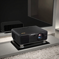 Projecteur laser DLP UHD 4K Ben.Q AK700ST avec 4000 lumens ANSI pour cinéma maison, conférences professionnelles et simulation de golf