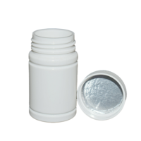 Flacon de pilules en HDPE résistant aux enfants de 35ml-Récipient solide oral à bouchon à vis pour capsules comprimés Vente en gros OEM