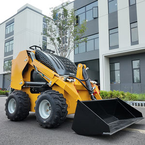 Gratis pengiriman murah Mini Skid Steer <span class=keywords><strong>Loader</strong></span> Diesel Mini Skid Steer pemuat roda Mini - Product Image 1