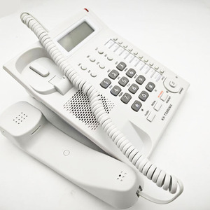 Teléfono analógico con cable de identificación de llamadas con pantalla digital y marcación rápida única para uso doméstico en hoteles y oficinas - Product Image 3