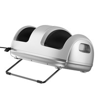 Masseur de pieds TUDEEN avec fonction de pétrissage, chaleur et shiatsu 5-en-1, machine de massage à rouleaux pour tissus profonds, pour la maison, le bureau et le soulagement de la douleur