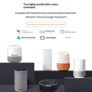 Interrupteur tactile intelligent WiFi <span class=keywords><strong>Tuya</strong></span>, type 86, norme EU/CN, fil neutre requis, panneau en verre trempé avec commande vocale via application - Product Image 2