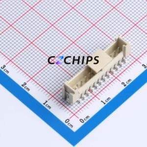 ZX-HY2.0-12PLT Wire-to-Board Pin Header SMD,P=2mm Connector 1x12P 2mm Vertical Mount HY - Product Image 1