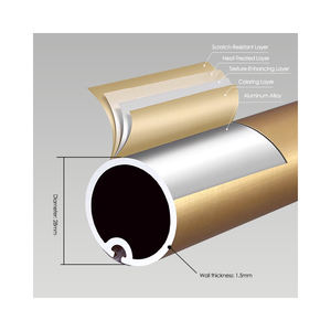 Ensemble de tringles à rideaux sur mesure, taille et couleur personnalisées, tringles à rideaux doubles avec accessoires pour la décoration de la maison - Product Image 6