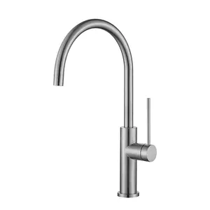 Factory Supplier Custom Design Hot Sale Stainless Steel Gun Metal Kitchen Vanity Faucet Sink Faucets