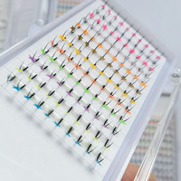 Spike Lash avec décoration 0.07mm Premade Wispy Volume Fan Individual Lash 3D Butterfly Heart Glitter Spike Eyelash Extension