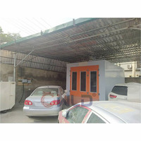 Cabines de peinture WLD-Y90 à chauffage diesel pour la peinture automobile, four de séchage avec certification CE