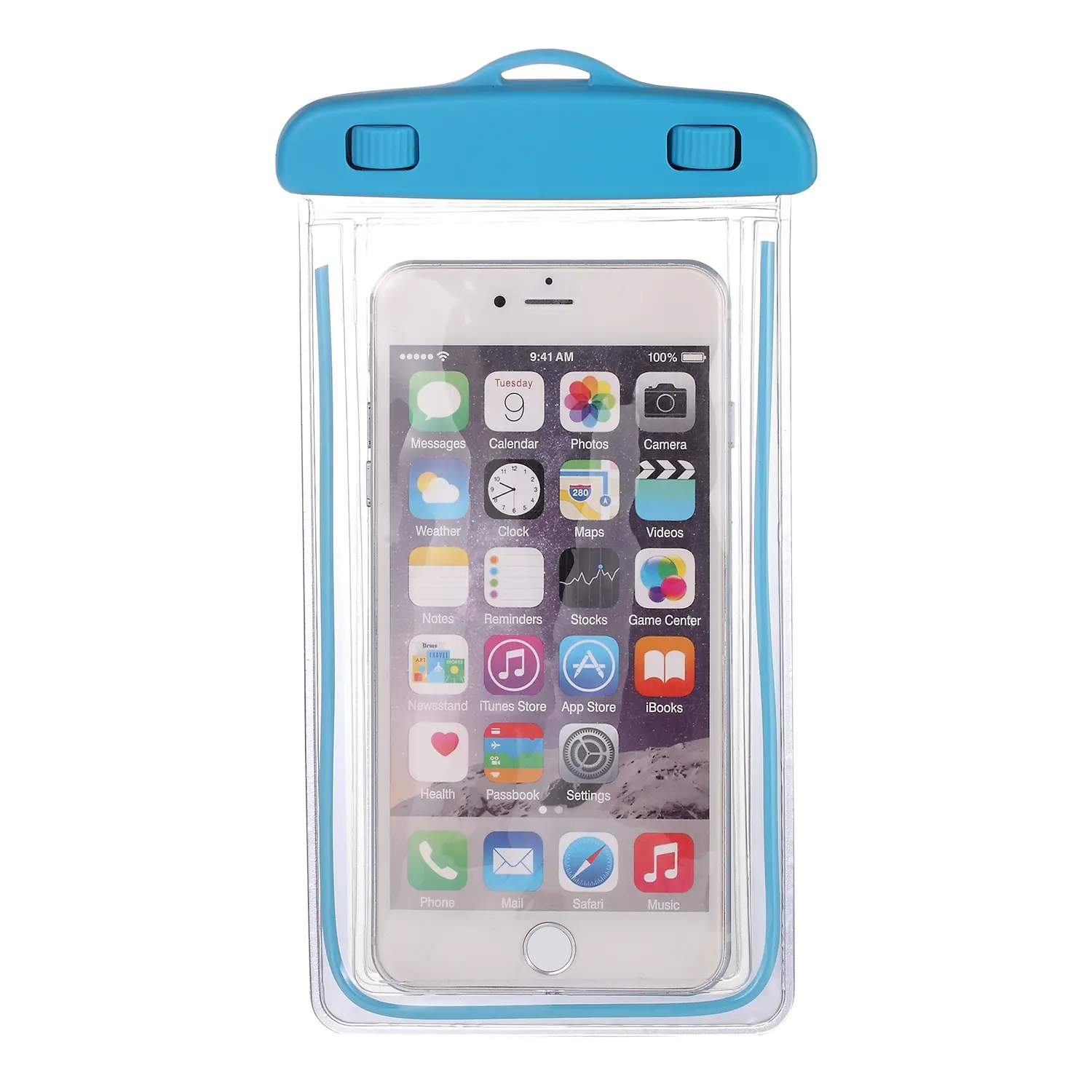 Unique mobile phone accessories waterproof cell phone bag PVC case for iphone X