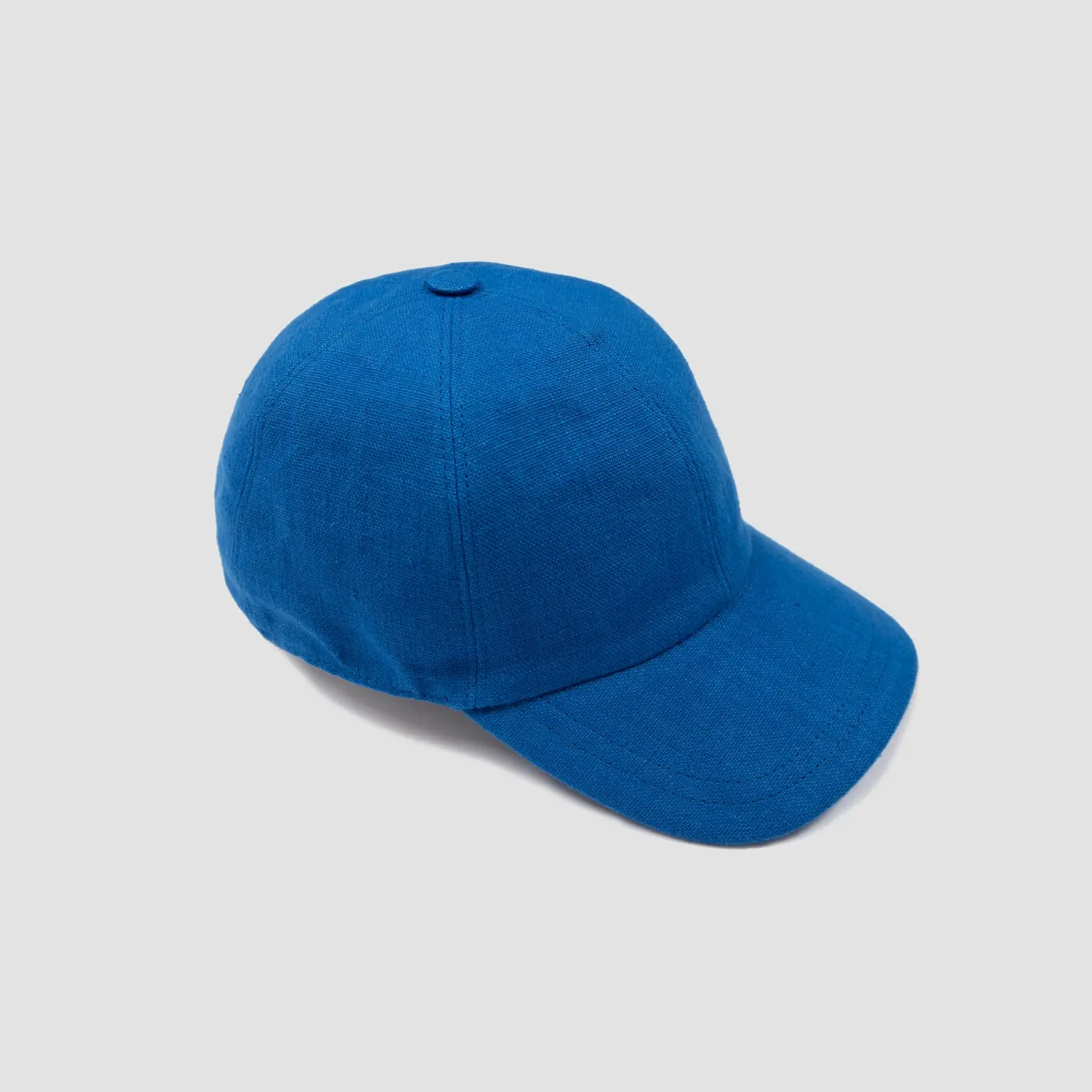 Dapper Royal Blue Italian Linen Hat - Handmade with Universal Appeal - Casual Elegance for Any Occasion