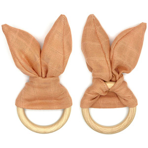 Accepter <span class=keywords><strong>Personnalisé</strong></span> Solide Bois Bébé Jouet Bébé Anneau <span class=keywords><strong>De</strong></span> <span class=keywords><strong>Dentition</strong></span> Hochets En Bois Coffret cadeau - Product Image 4