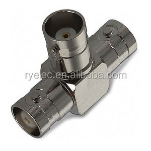 ขั้วต่อ BNC XLR รูปตัว T อะแดปเตอร์ปลั๊ก RF ขั้วต่อทองเหลืองสำหรับสายเคเบิล พร้อมขั้วต่อแบบตัวผู้-ตัวเมีย 6 พิน มาตรฐาน ROHS - Product Image 1