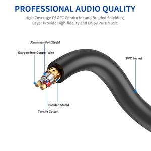 Dajiang oem מותאם אישית xlr 6.35 מ "מ (1/4 אינץ ') כבל מיקרופון XLR-3Pin ts כבל אודיו מונו 6.35 מ" מ 1/4 אינץ - Product Image 3