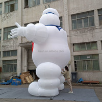 Personnage gonflable d'homme de guimauve de séjour Puft gonflable de taille personnalisée pour la publicité