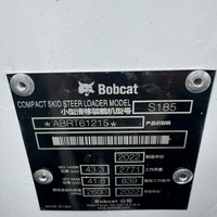 Chargeuse compacte Bobcat S185, poids opérationnel 2,8 tonnes, mini-chargeuse à levage radial d'occasion