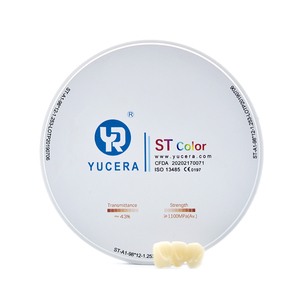 Yucera ST Color Zirconia Dental consumabili in Zirconia dischi dentali CAD/CAM zirconia dischi - Product Image 1