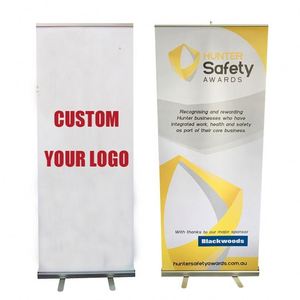 Support de bannière déroulante pliable 80x200cm 85x200cm, présentoir rétractable, bannière dynamique LED - Product Image 1
