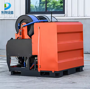 Nouvelle machine de nettoyage de canalisations robuste de 22 CV à essence, en acier inoxydable, avec déboucheur de tuyaux et interrupteur au pied - Product Image 6