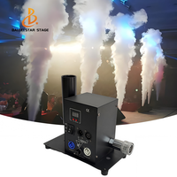 Machine à fumée à effet de scène CO2 avec contrôle DMX 100W, écran LCD, canon, avec tuyau de gaz de 5m, machine à fumée électrique