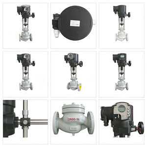 Manchon linéaire motorisé en acier moulé à siège unique pour régulation de l'eau ZDLM ZDLP ZDLN, pour applications de régulation de puissance, grand ajustement - Product Image 2