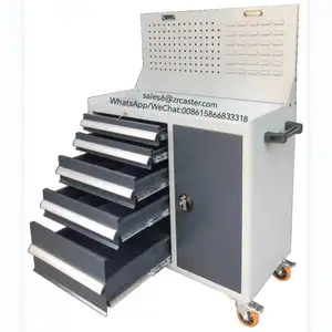 Shandong Qingdao High Quality Customized Workshop Removable Trolley Tool Box Cabinet Trolley Master Mechanic Tool Cart