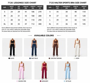 Wholesale Plus Size Halter Neck Yoga Set Women Seamless Elastic Waist Sports Bra <b>Flared</b> Pants Gym Fitness Wear OEM Manufacturer - Product Image 3