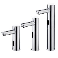 En laiton Chromé Mouvement Automatique Robinet Intelligent Évier infrarouge Robinet Capteur Tactile Mélangeur D'eau