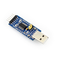 Placa USB UART Waveshare FT232 (Tipo A) FT232R FT232RL RS232 TTL Serial de Montaje Superficial Compatible con Mac/Linux/Android/WinCE/Windows