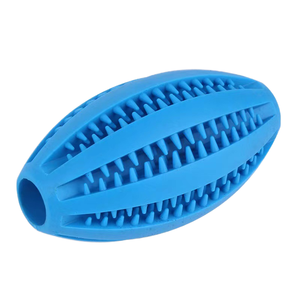 Eco-Friendly <b>Dog</b> Treat Dispensing Puzzle Toys Natural <b>Rubber</b> Teething <b>Balls</b> for Puppy Animals Classic Luxury Natural - Product Image 1