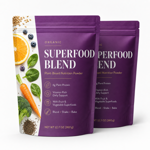 Superalimento Orgánico en Polvo Rico en Vitaminas <span class=keywords><strong>para</strong></span> Adultos con Espinaca, Brócoli, Naranja y Zumo de Zanahoria <span class=keywords><strong>para</strong></span> el Apoyo Inmunológico Diario (Venta al por Mayor) - Product Image 1