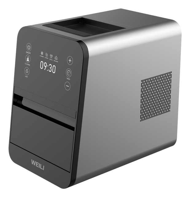 Commercial Household Electric Automatic Countertop Low Energy Nugget Ice Maker for Home & Hotel Use with Bottled Water
