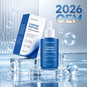 Soin de beauté, essence faciale au cuivre et aux peptides pour une peau hydratée, raffermie et lisse, texture soyeuse, vente en gros - Product Image 1