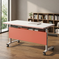 Table de conférence modulaire pliable en mélamine, pour hôtel, mobilier de bureau commercial moderne