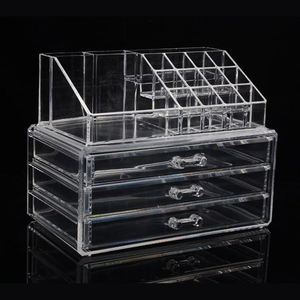 Organizer Makeup Organizer 2023 Most Popular Acrylic Products Factory's Direct Sale Clear Acrylic Black Makeup Organizer With 3 Drawers