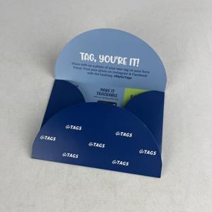 Boîte d'enveloppe personnalisée paquet de porte-carte de crédit de type portefeuille boîte de bon de carte-cadeau emballage d'enveloppe emballage d'enveloppe de carte - Product Image 1